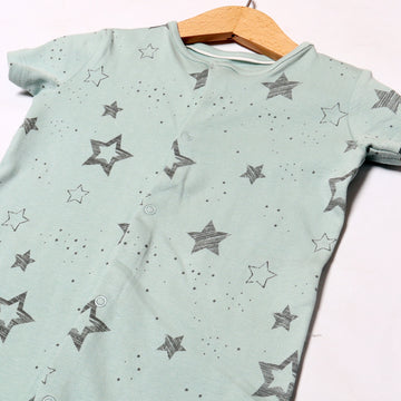 BLUE STARS PRINTED ROMPER FOR BOYS